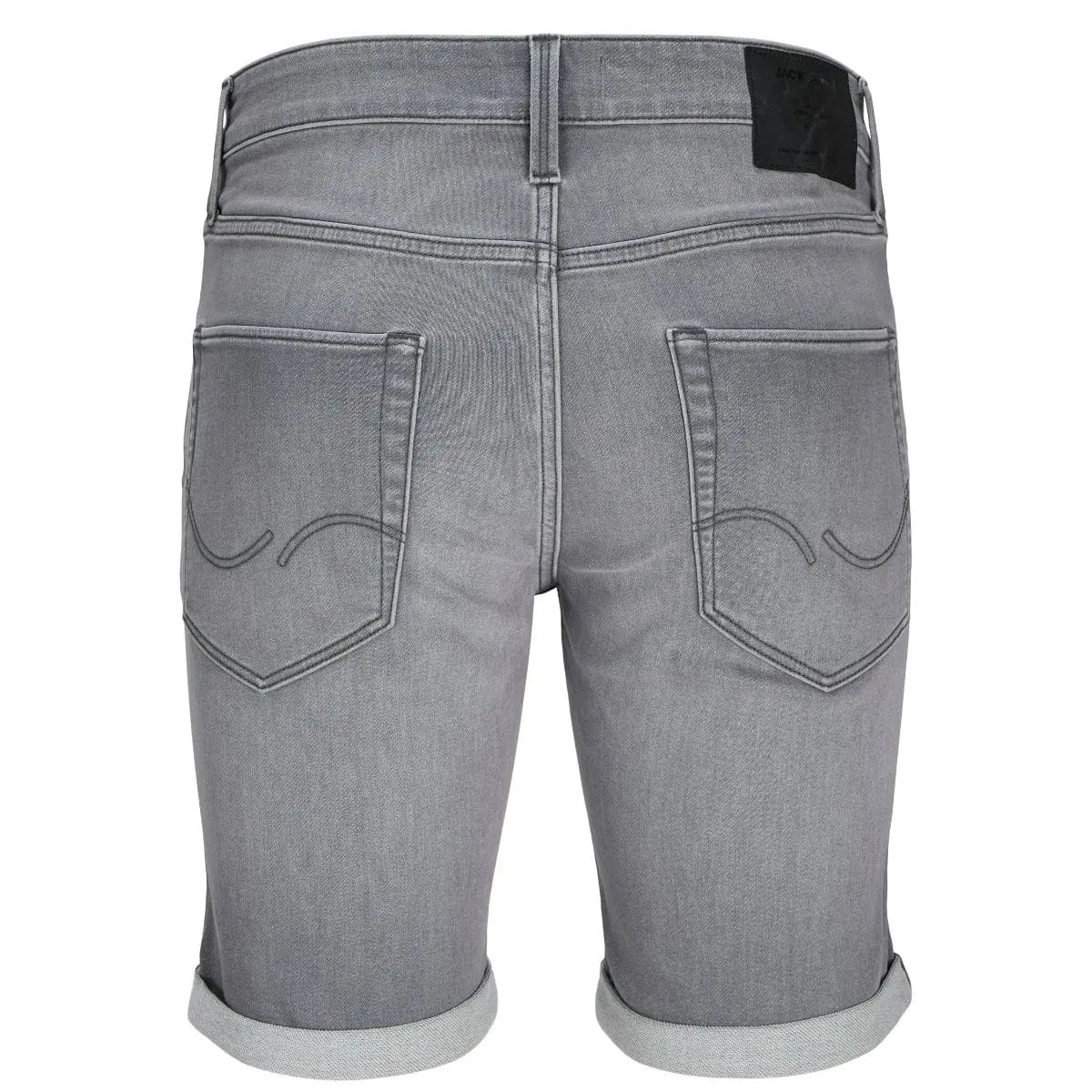 Velké pánské džínové kraťasy Jack &amp; Jones 12274053 světle šedé