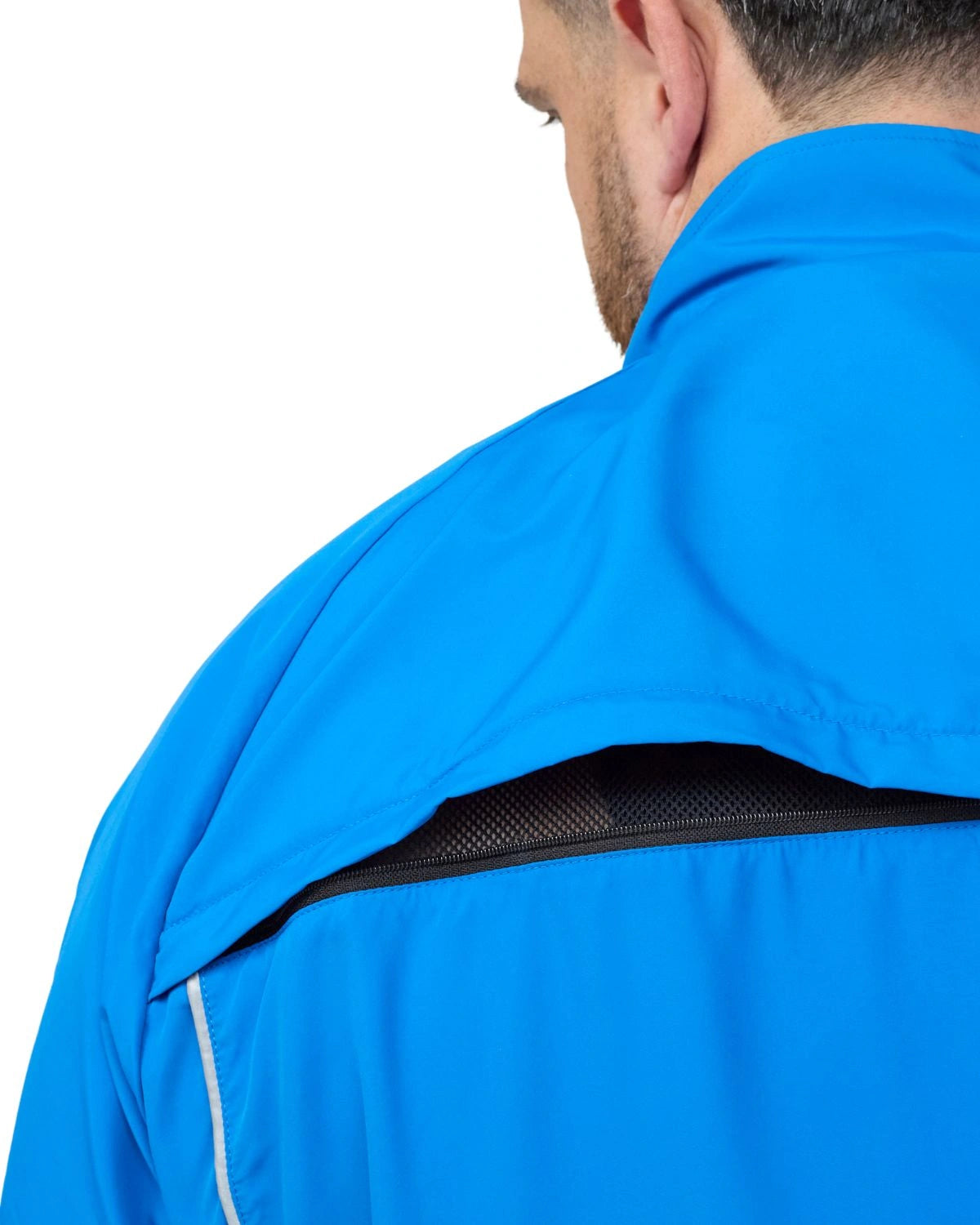 Duża sportowa lekka kurtka softshell ze stójką North 56°4 99253-0570 niebieska