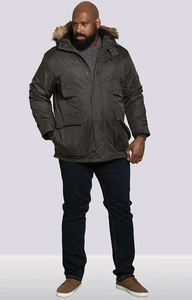Velká podzimní/zimní bunda Duke Lovett khaki