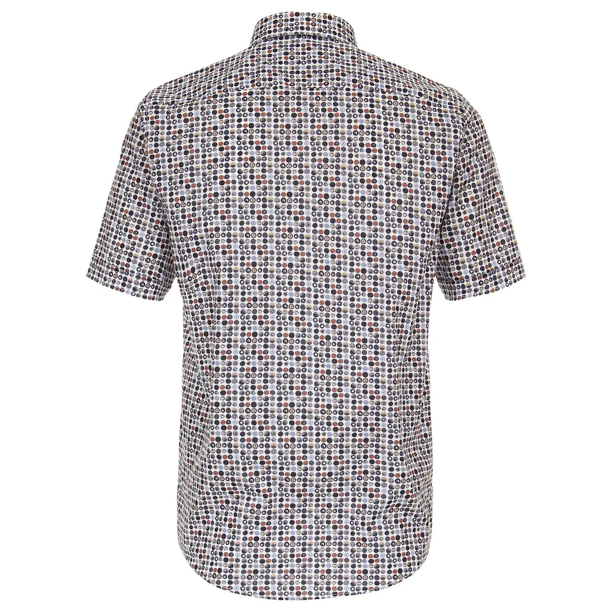 Velké pánské tričko s krátkým rukávem malé barevné vzory Casa Moda 944199100-750 multi