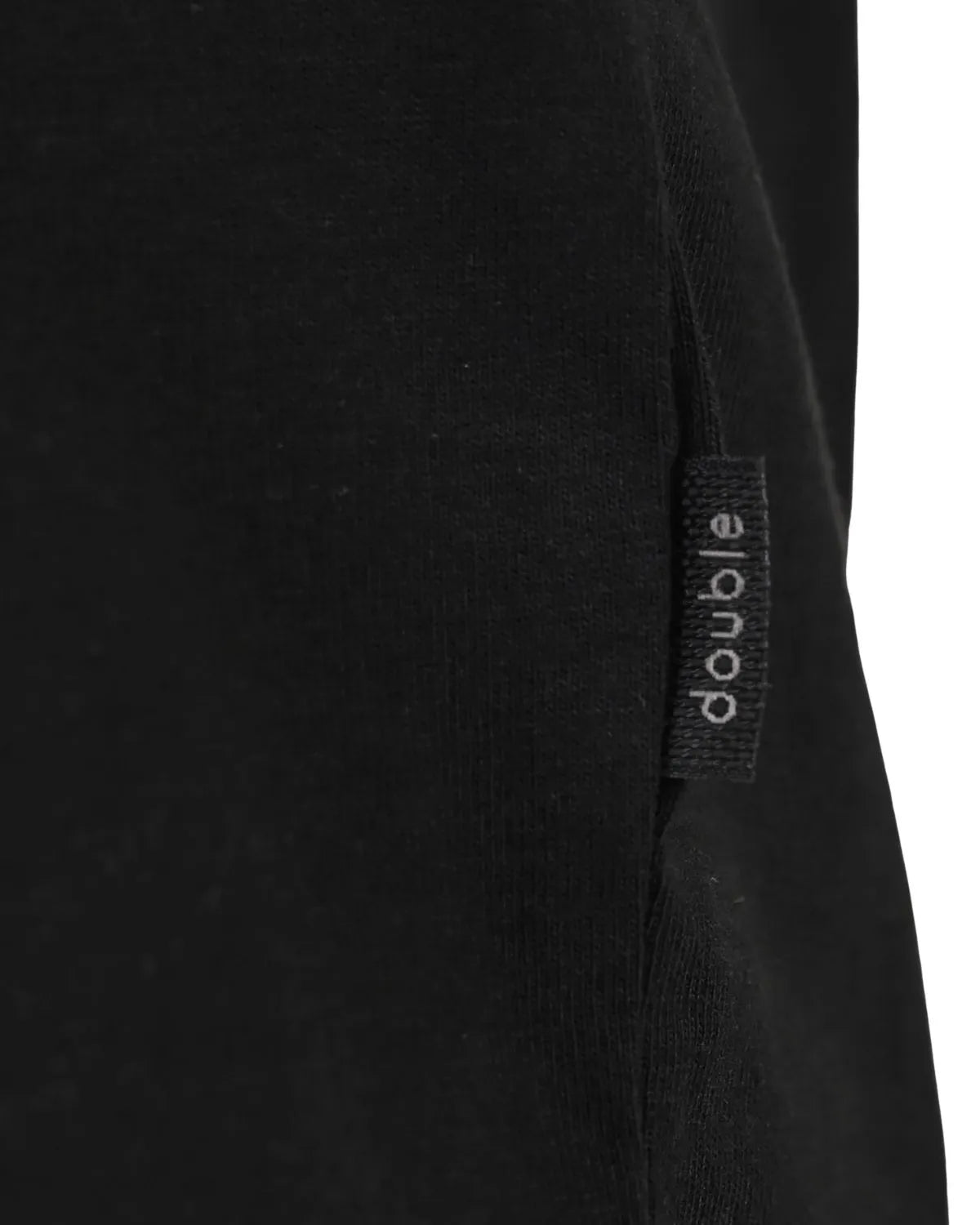 Velké pánské tričko s potiskem, krátký rukáv, tričko Double TS-9124 černé