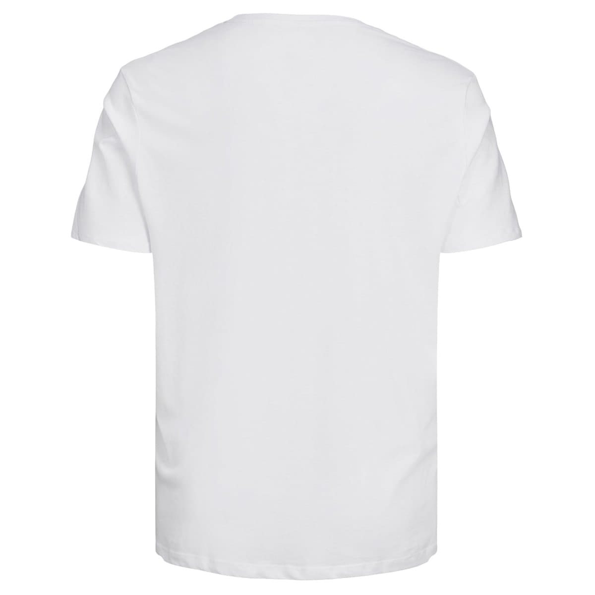 Velké pánské tričko s potiskem a nápisem Jack &amp; Jones 12158505 bílá