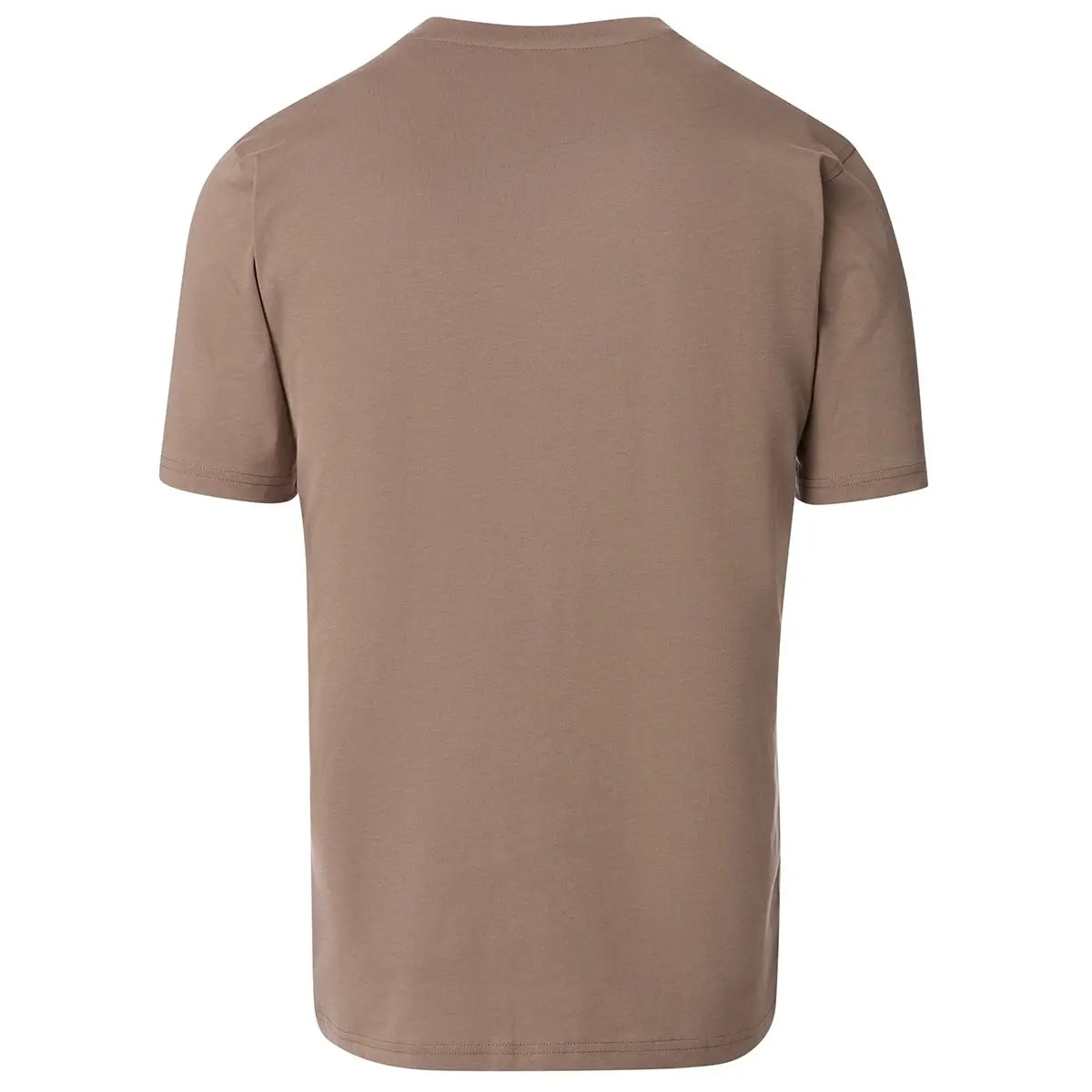 Duża męska koszulka gładka t-shirt Casa Moda 4200-625 jasnobrązowy