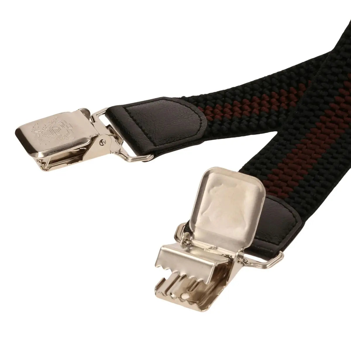 Duże męskie szelki X Ranger 4cm DJ40-050 czarno-brązowe