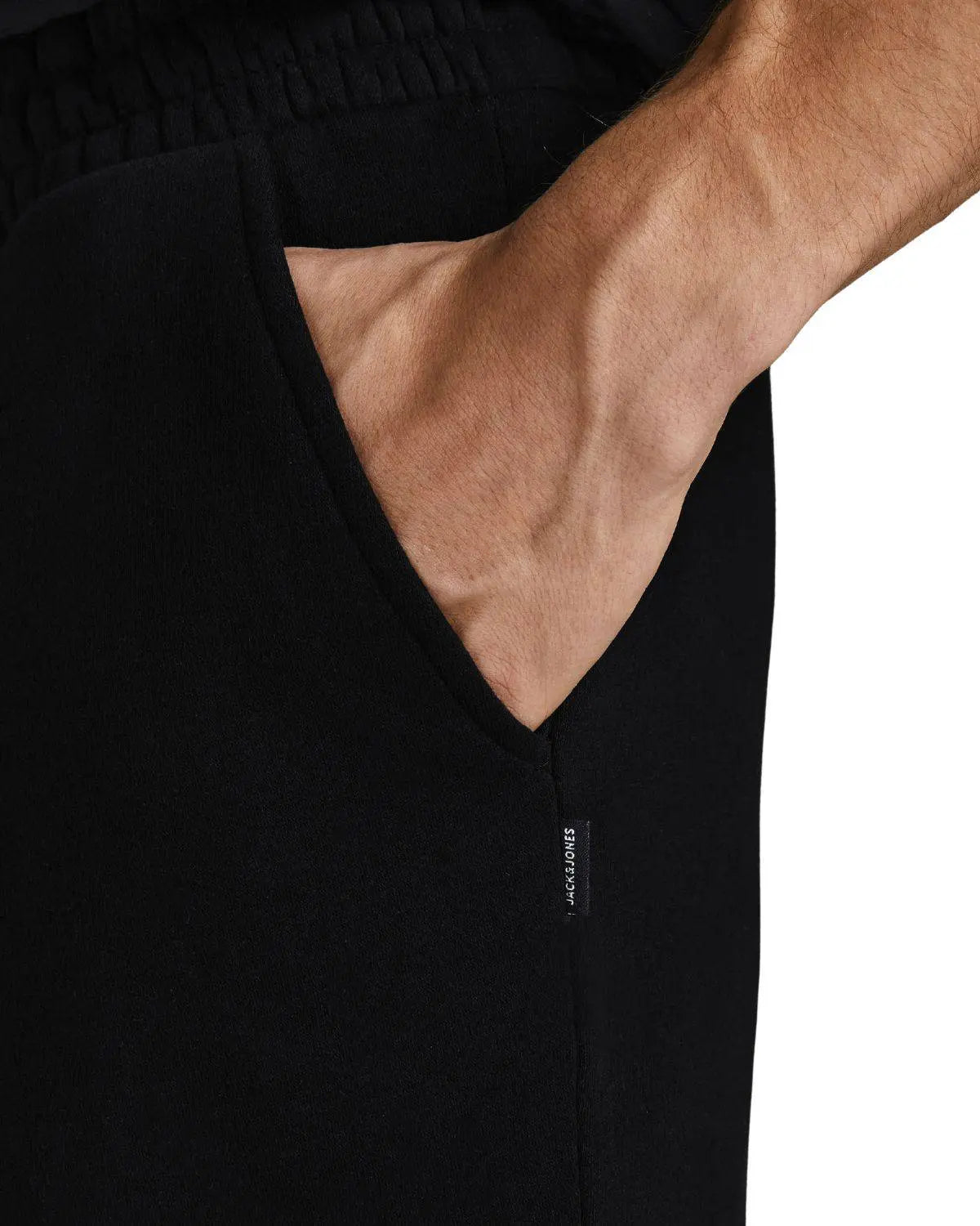 Velké pánské kraťasy z teplákoviny Jack &amp; Jones 12294286 černé