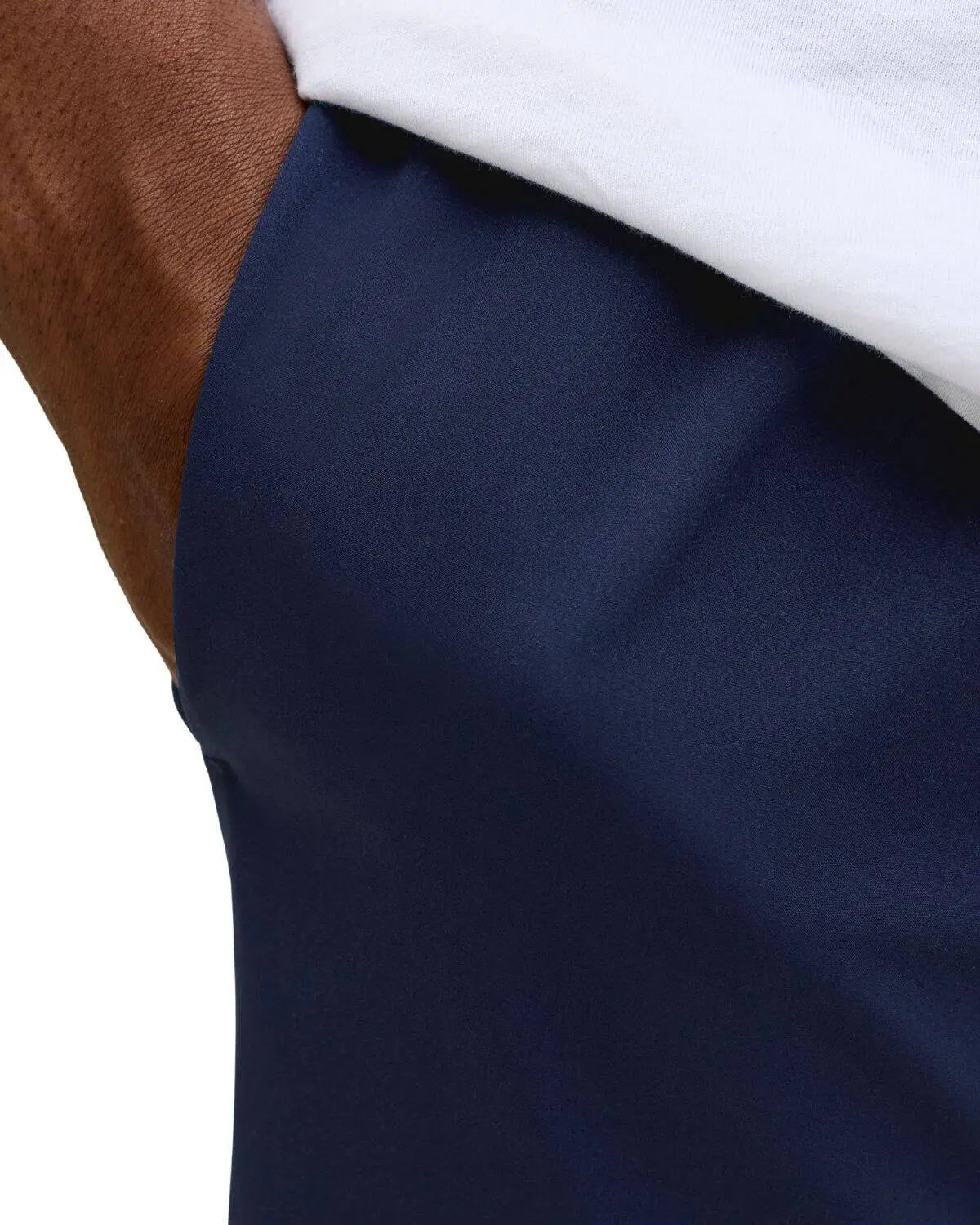 Duże męskie spodenki kąpielowe gładkie z napisem Jack &amp; Jones 12297961 granatowe