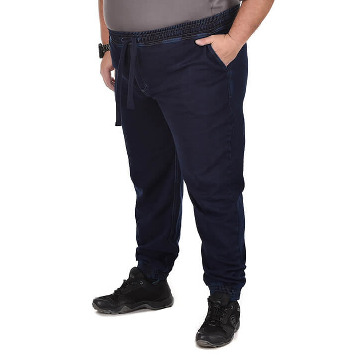 Duże spodnie jeansowe Joggery Viking granatowe