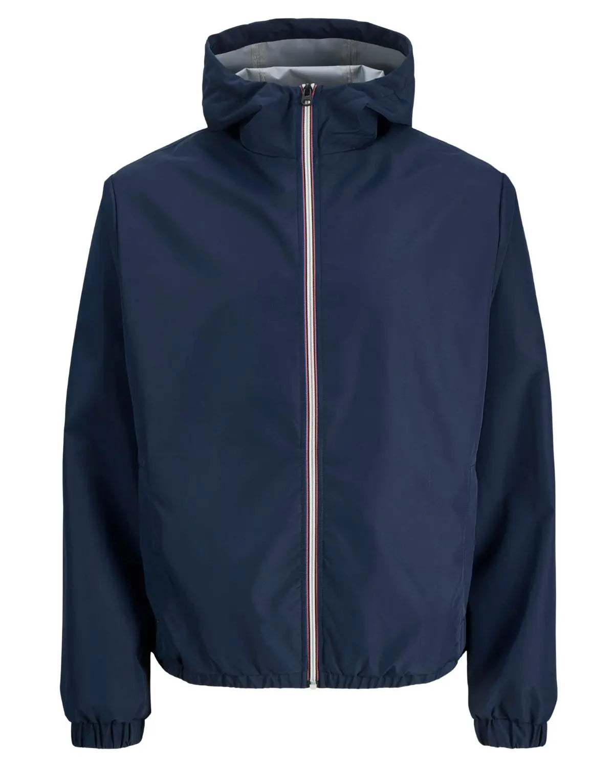Pánská velká přechodová bunda s kapucí Jack &amp; Jones 12289247 tmavě modrá