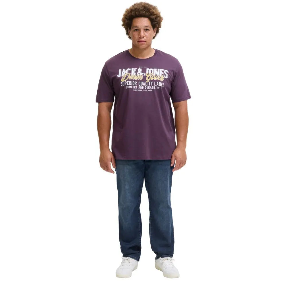 Velké pánské džíny Jack &amp; Jones 12285633 tmavě modré