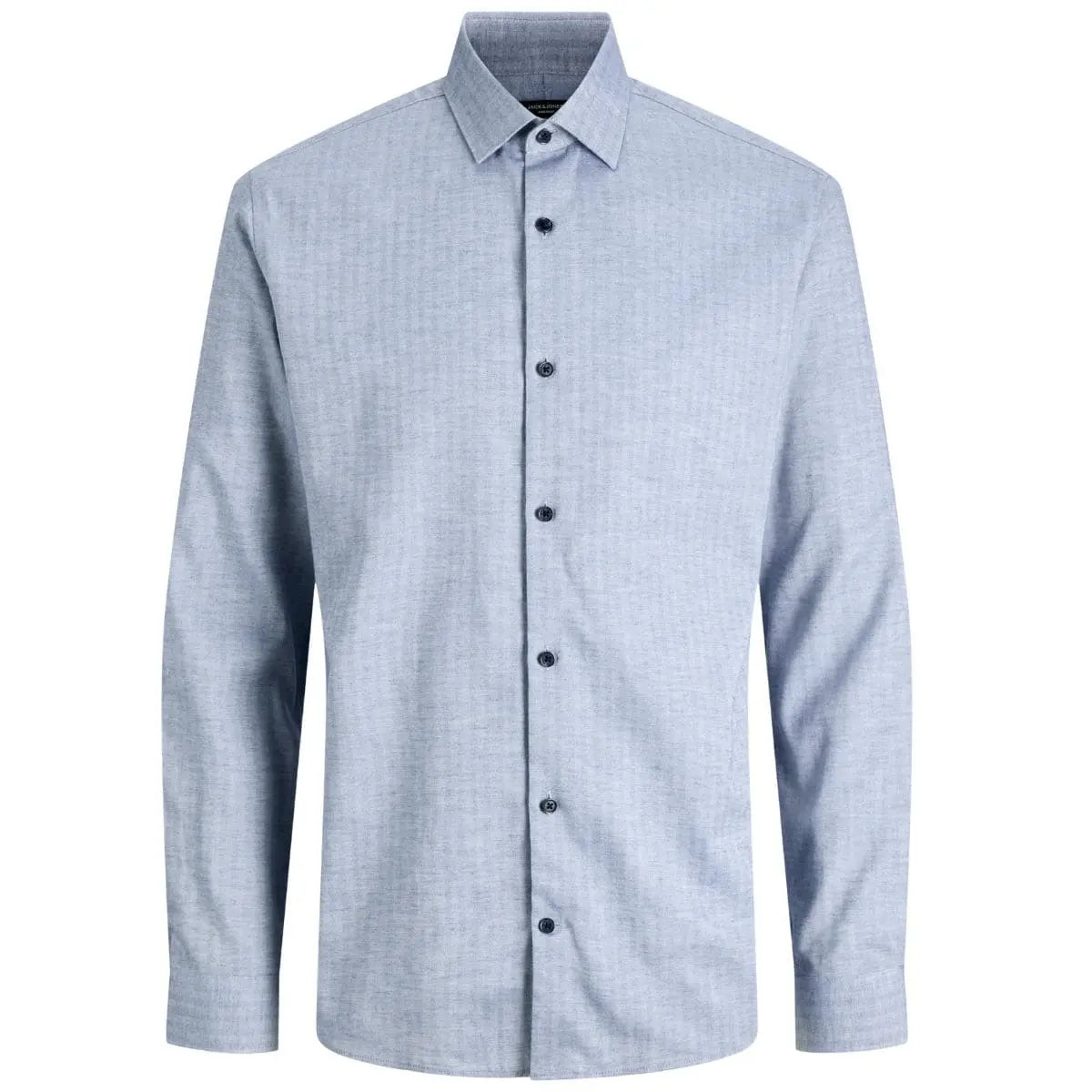 Velká pánská pruhovaná košile s dlouhým rukávem Jack &amp; Jones 12292159 blankytná