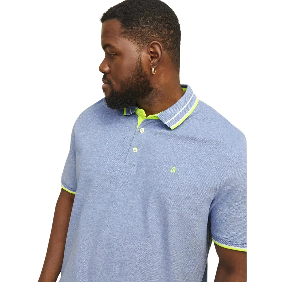 Pánská velká polokošile s límečkem Jack &amp; Jones 12143859 modrá