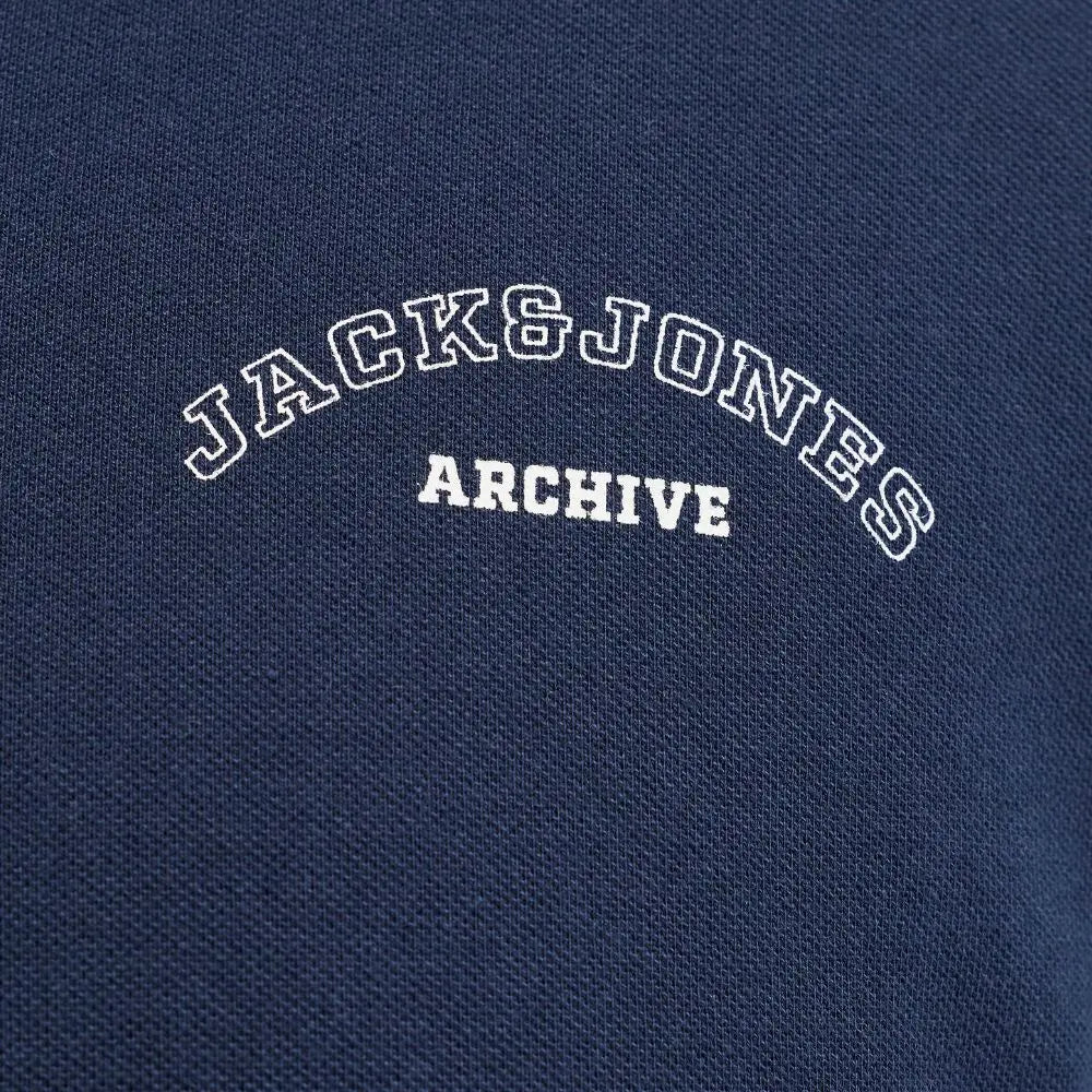 Velká pánská polokošile s límečkem Jack &amp; Jones 12295974 tmavě modrá