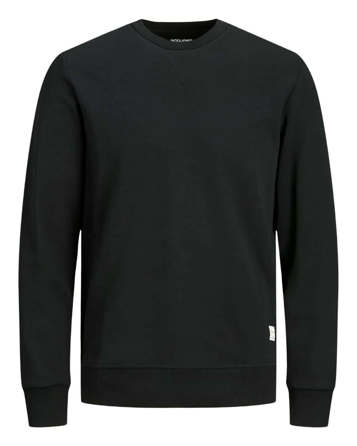Velká pánská hladká mikina přes hlavu Jack &amp; Jones 12182567 černá