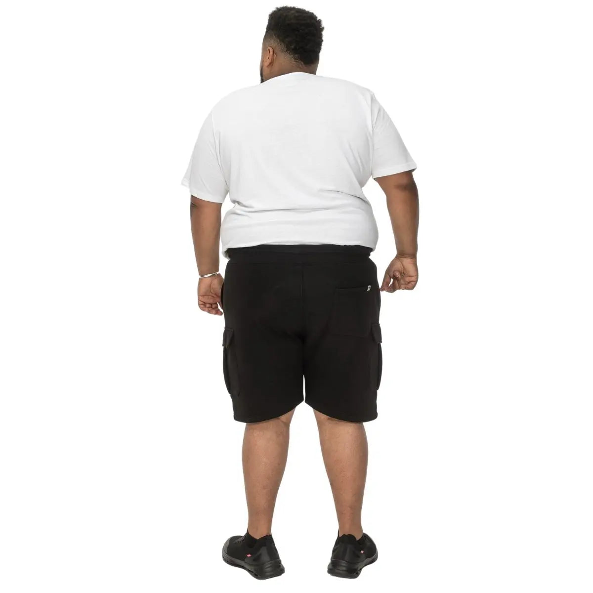 Pánské velké teplákové kraťasy Duke Clothing D555 Wigan-2 černé