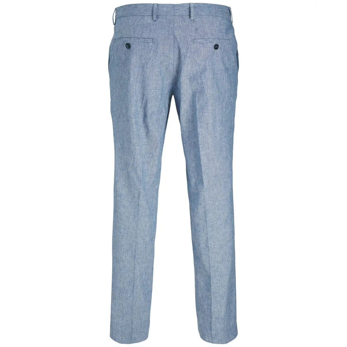 Pánské chinos kalhoty s lnem Jack &amp; Jones 12278727 modré