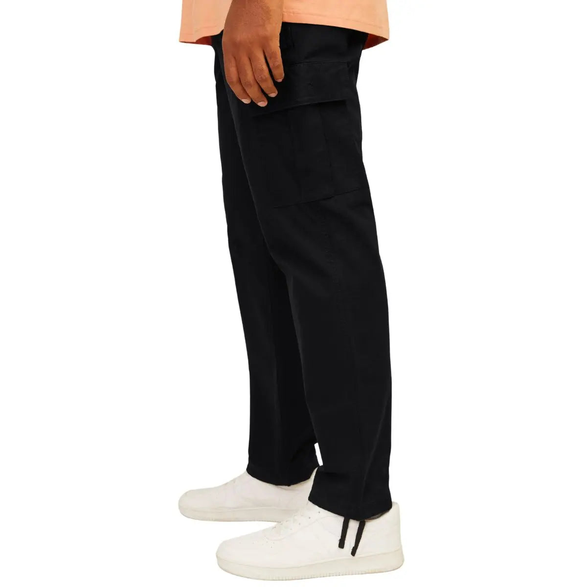 Velké pánské cargo kalhoty Jack &amp; Jones 12264152 černé