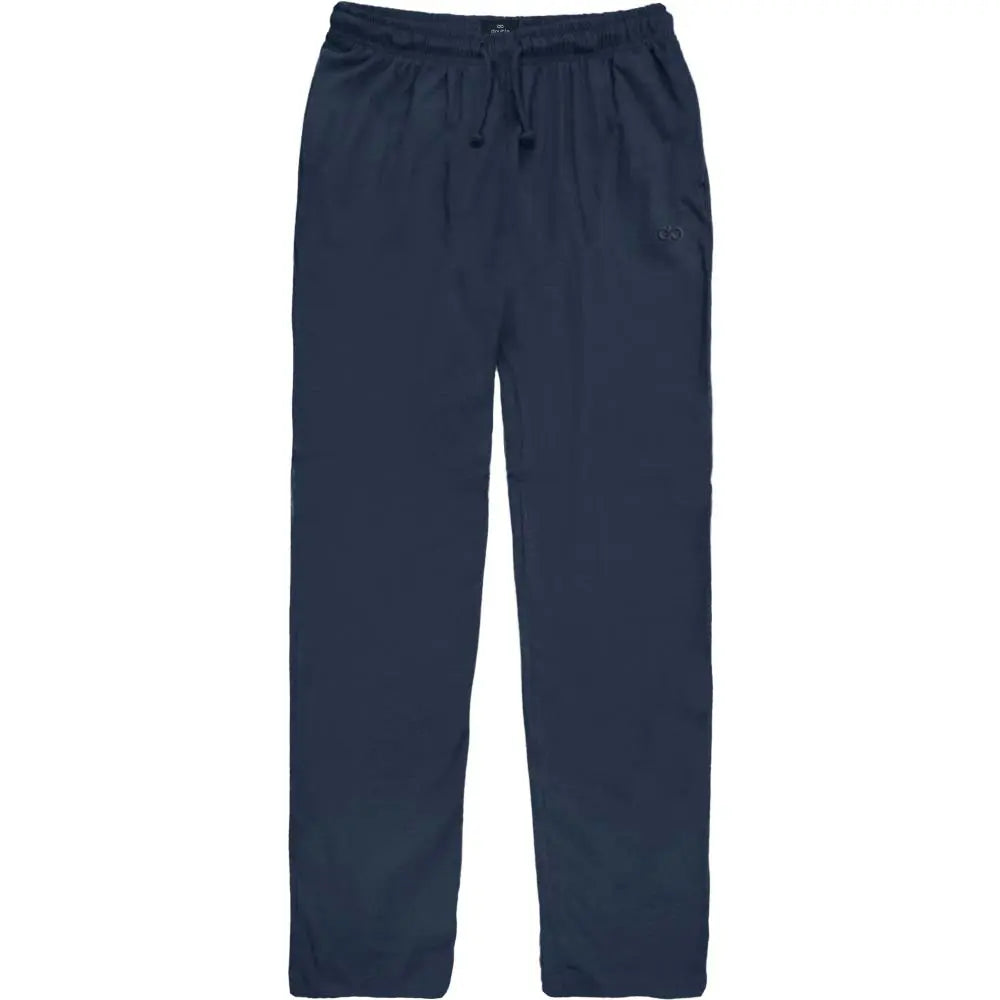 Pánské tepláky Double Urban Outfitters MPAN-05 z bavlny rovná nohavice tmavě modré velká velikost