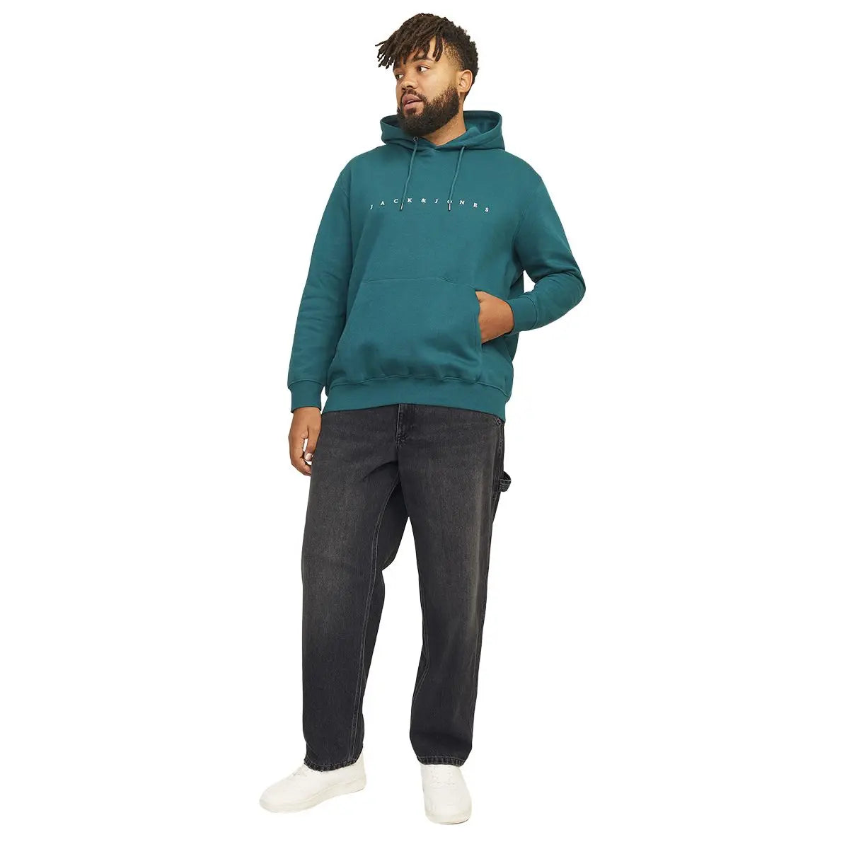 Duże męskie spodnie jeansowe Jack &amp; Jones 12262859 czarne