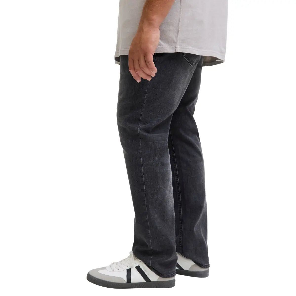Velké pánské jeansové kalhoty Jack &amp; Jones 12288381 černé