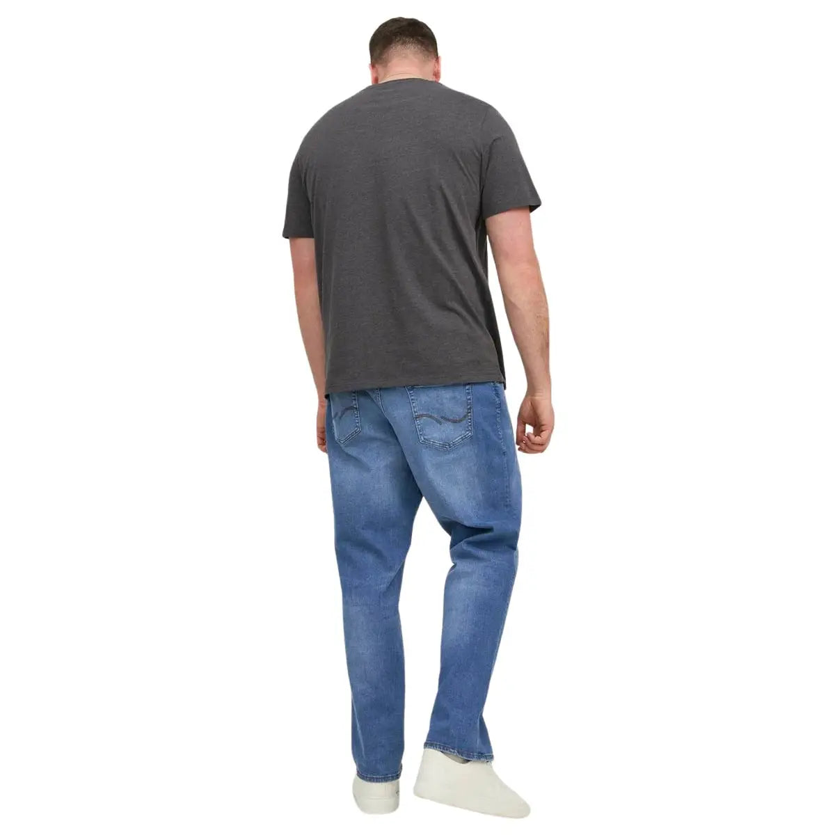 Duże męskie spodnie jeansowe Jack &amp; Jones 12245638 ciemnoniebieskie
