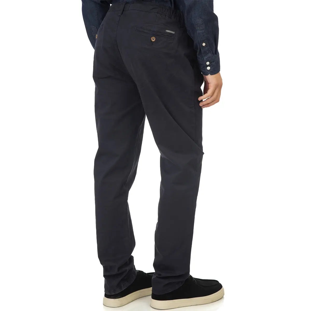 Velké pánské chinos kalhoty Double Urban Outfitters CP-4015 tmavě modré