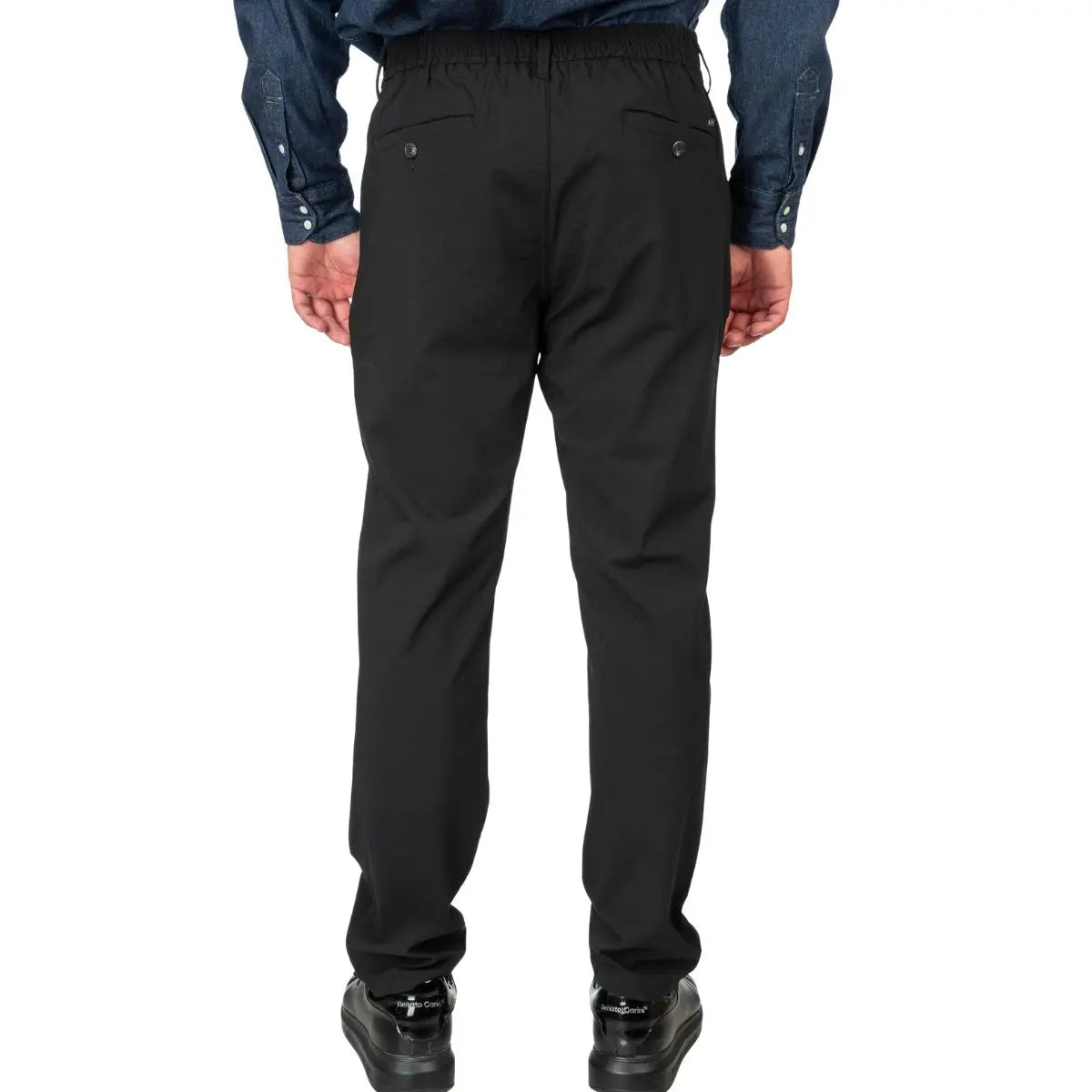 Velké pánské chinos kalhoty Double Urban Outfitters CP-4070 černé