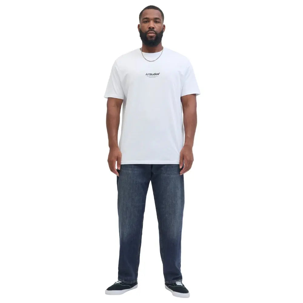 Velké pánské džíny Jack &amp; Jones 12284620 kalhoty tmavě modré