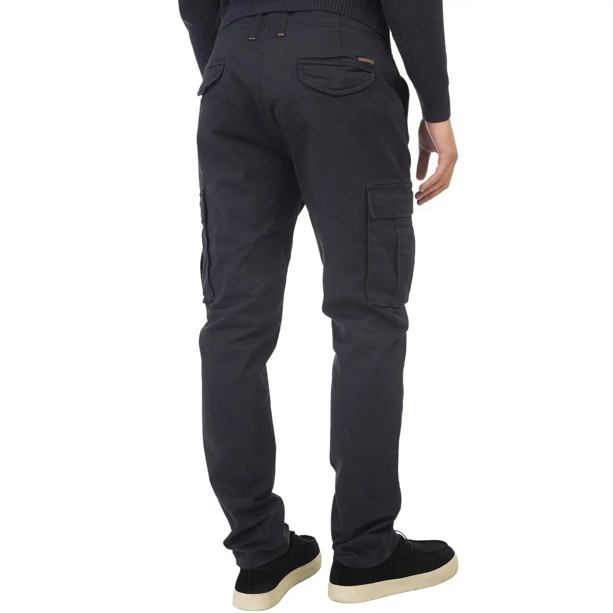 Duże męskie spodnie bojówki Double Urban Outfitters CCP-4001 granatowe