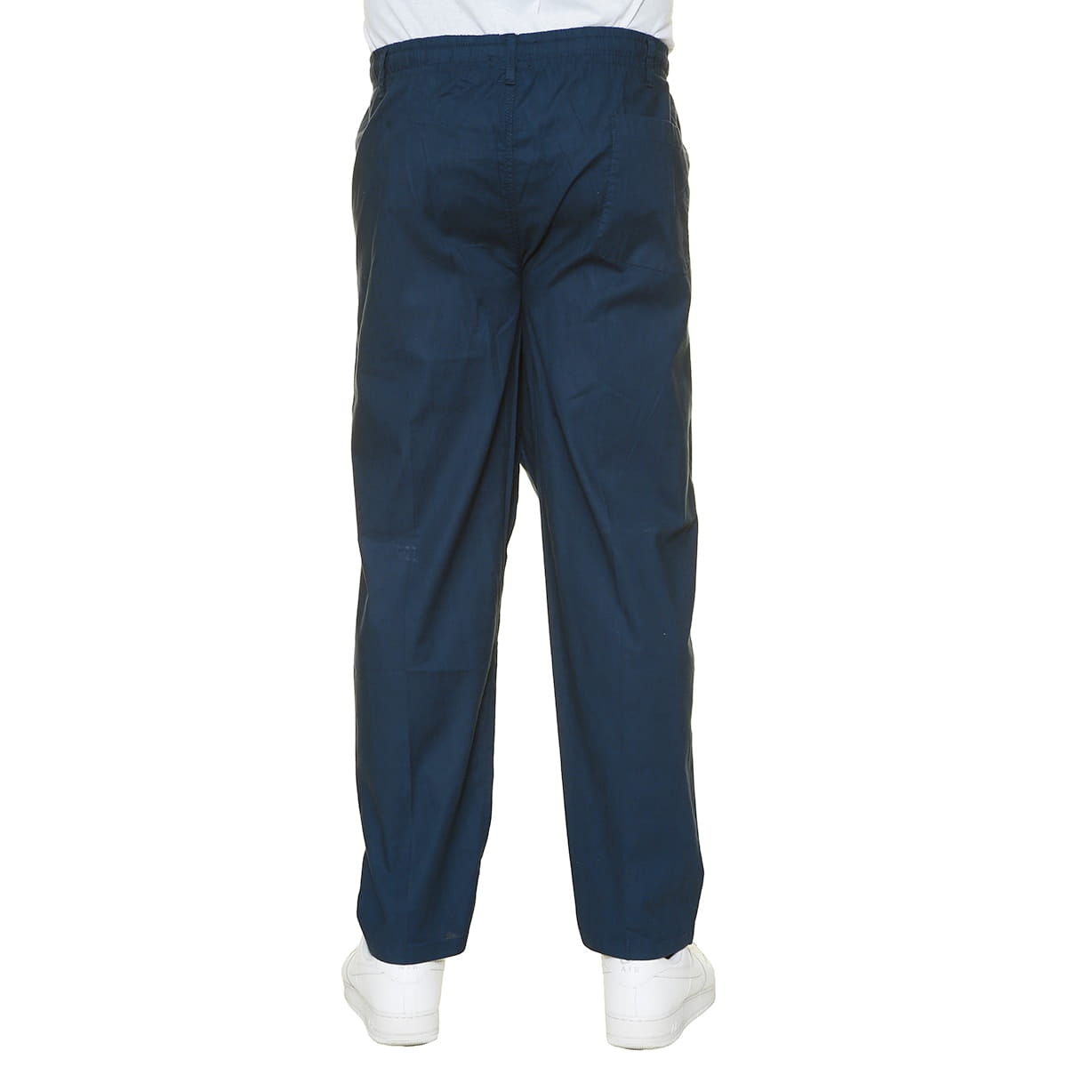 Velké pánské lněné kalhoty Easy E2283-4093 tmavě modré