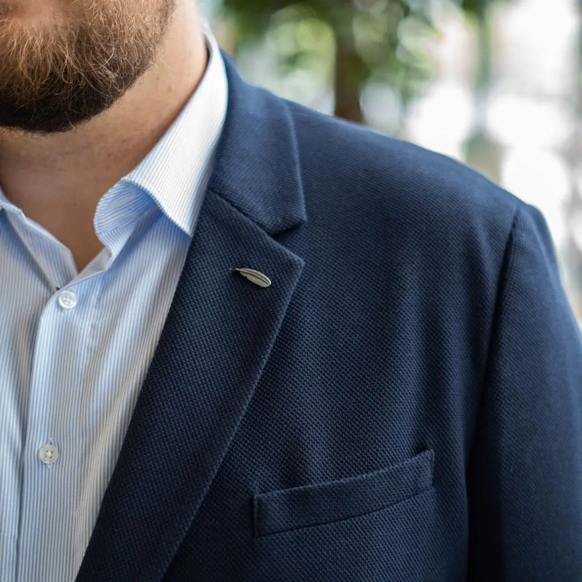 Duża męska marynarka Jack &amp; Jones 12288644 granatowa
