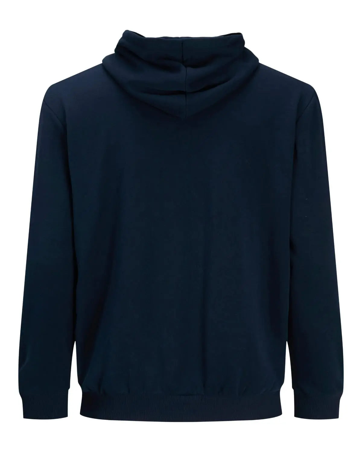 Velká pánská mikina přes hlavu s kapucí Jack &amp; Jones 12294495 tmavě modrá
