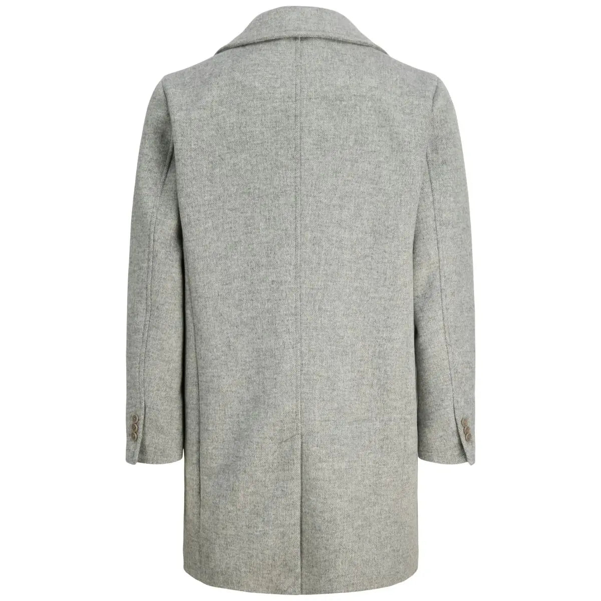 Pánský velký elegantní přechodný kabát s vlnou Jack &amp; Jones 12286928 světle šedý 