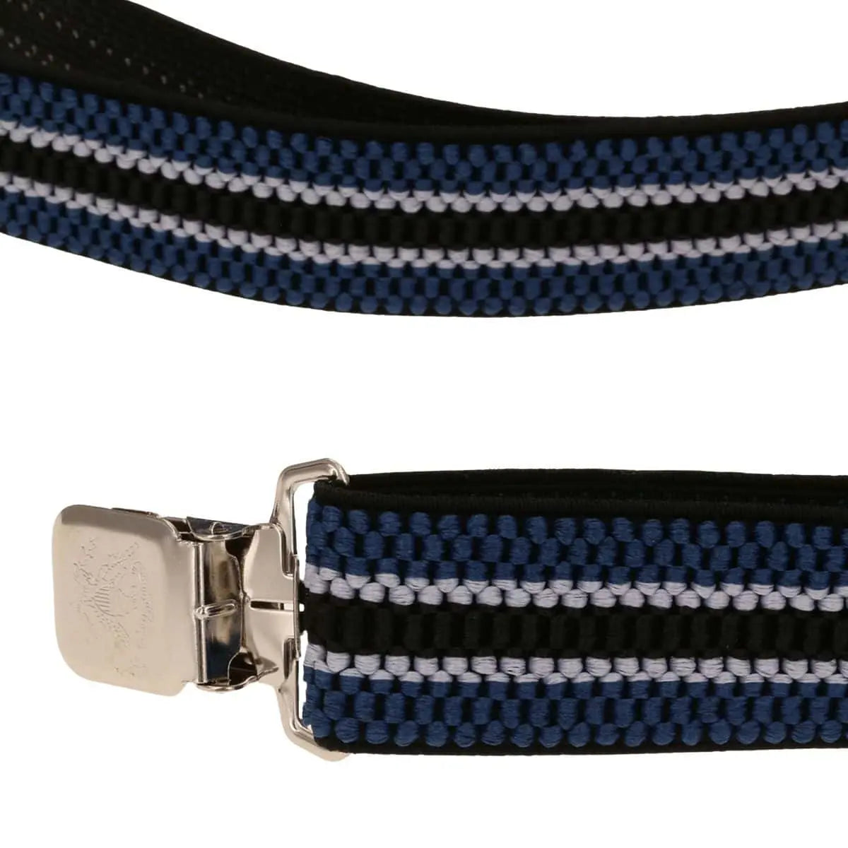 Duże męskie szelki X Ranger 4cm DJ40-045 niebiesko-szaro-czarne