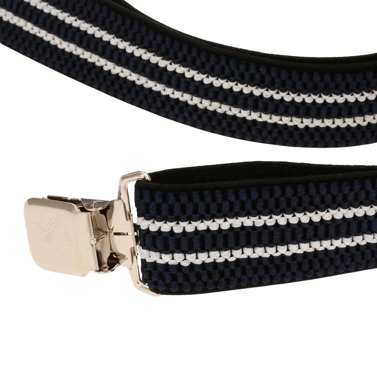 Duże męskie szelki X Ranger 4cm DJ40-061 granatowo-białe