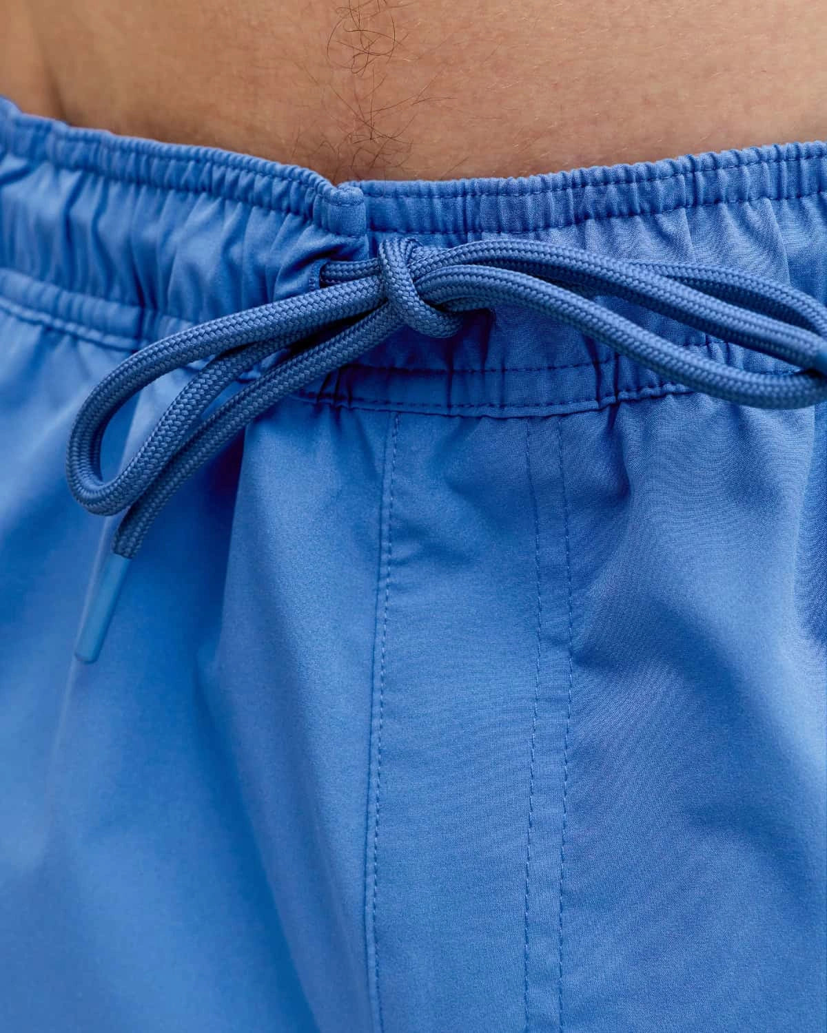 Duże męskie spodenki kąpielowe gładkie szorty plażowe Jack &amp; Jones 12297959 niebieskie