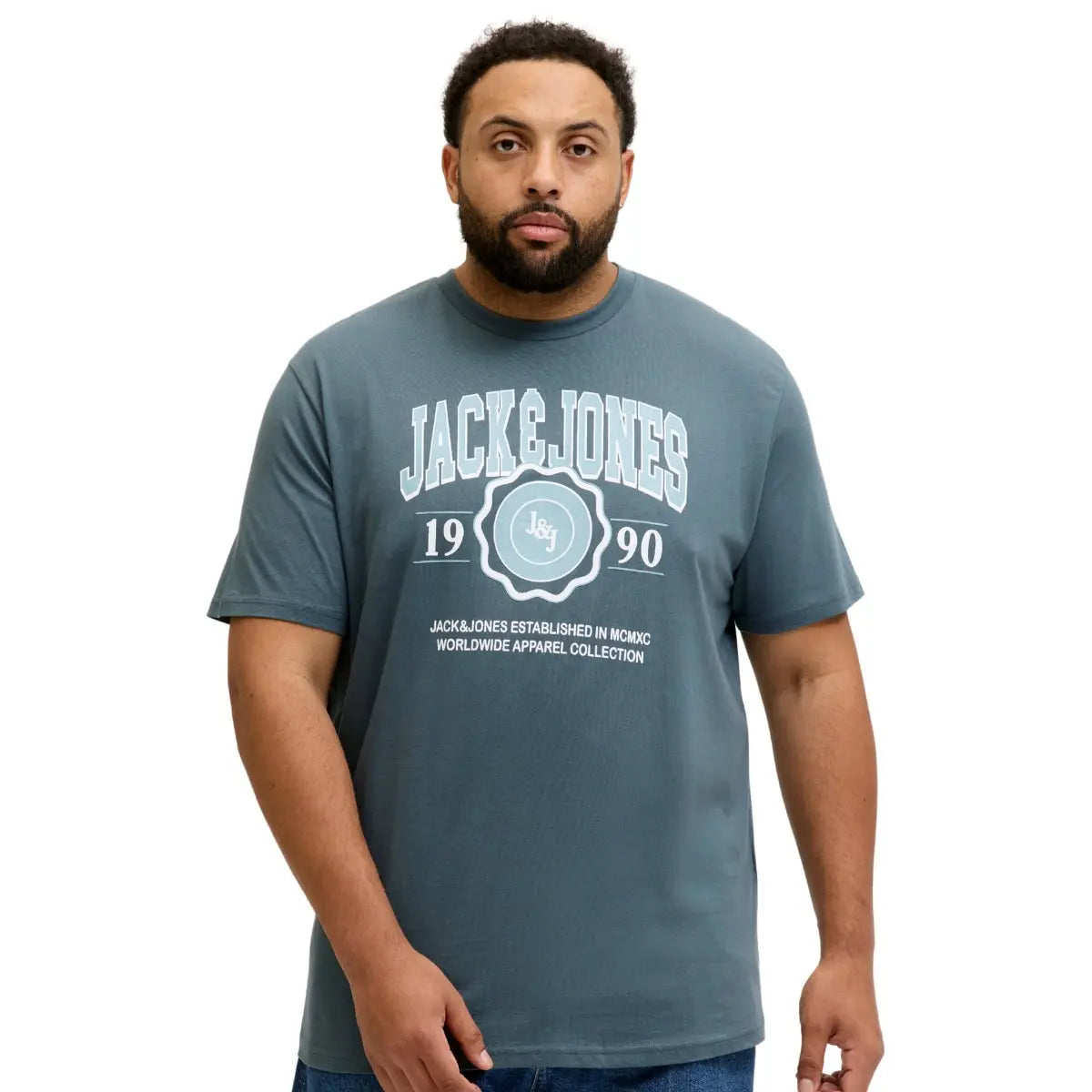 Velké pánské tričko s potiskem balení 2 kusů Jack &amp; Jones 12288466 multi