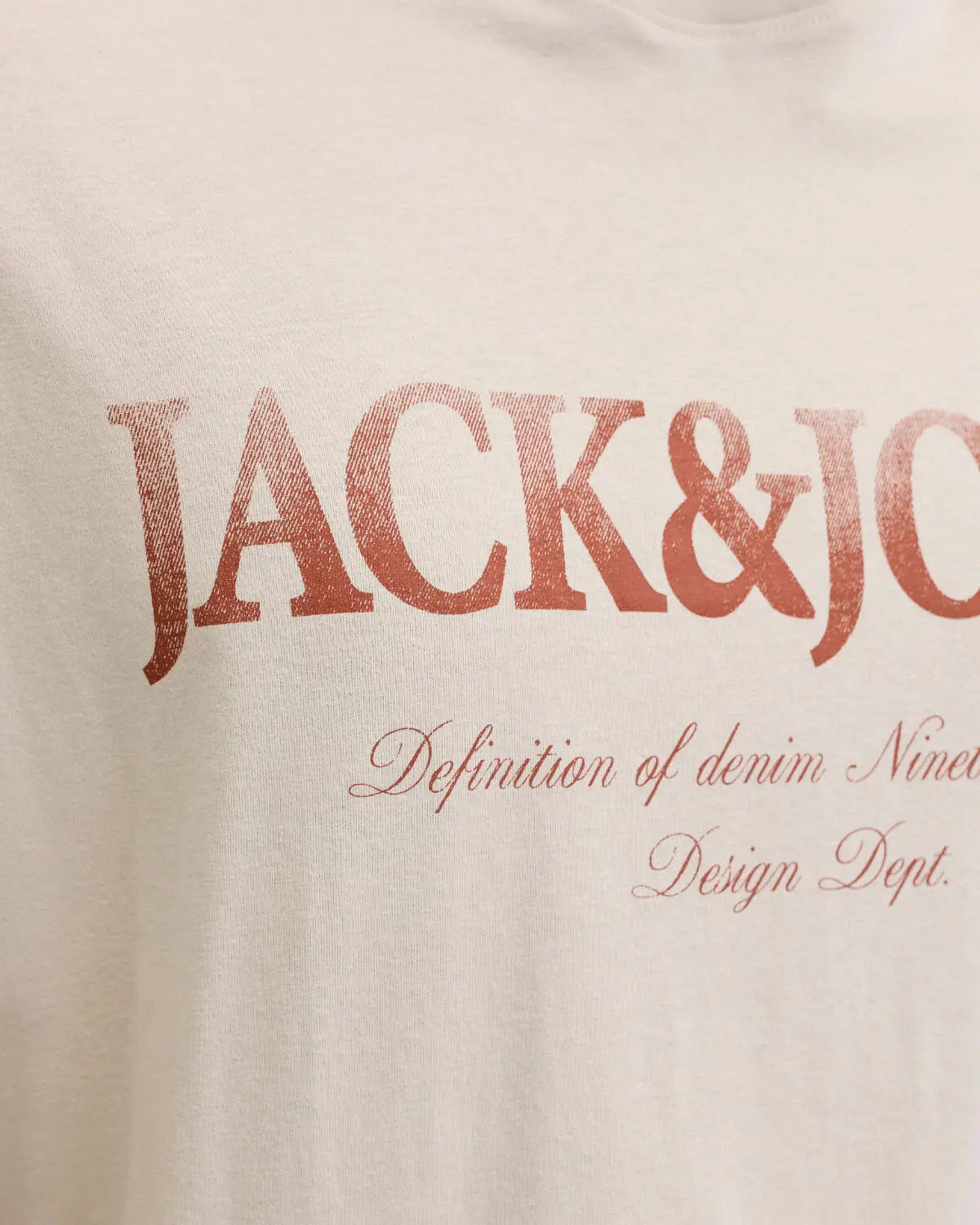 Pánské velké tričko s potiskem Jack &amp; Jones 12295977 béžový
