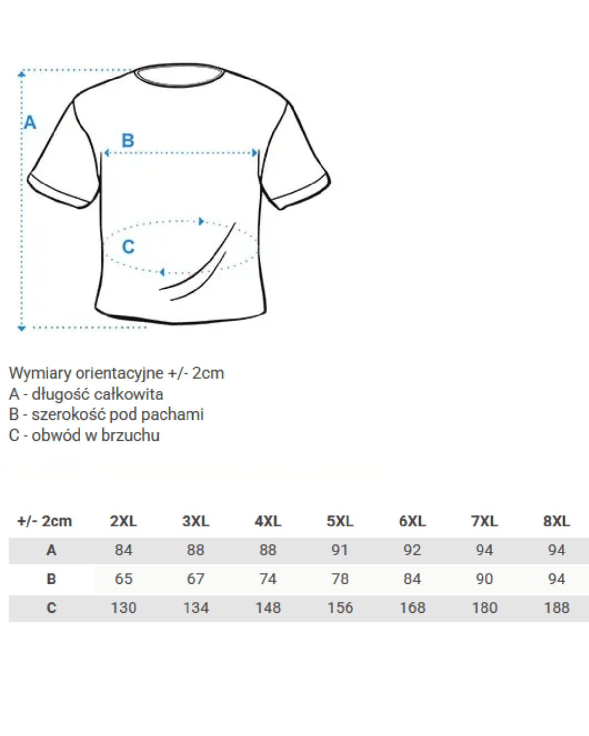 Duża męska koszulka t-shirt z dużym nadrukiem Kam 5805 khaki