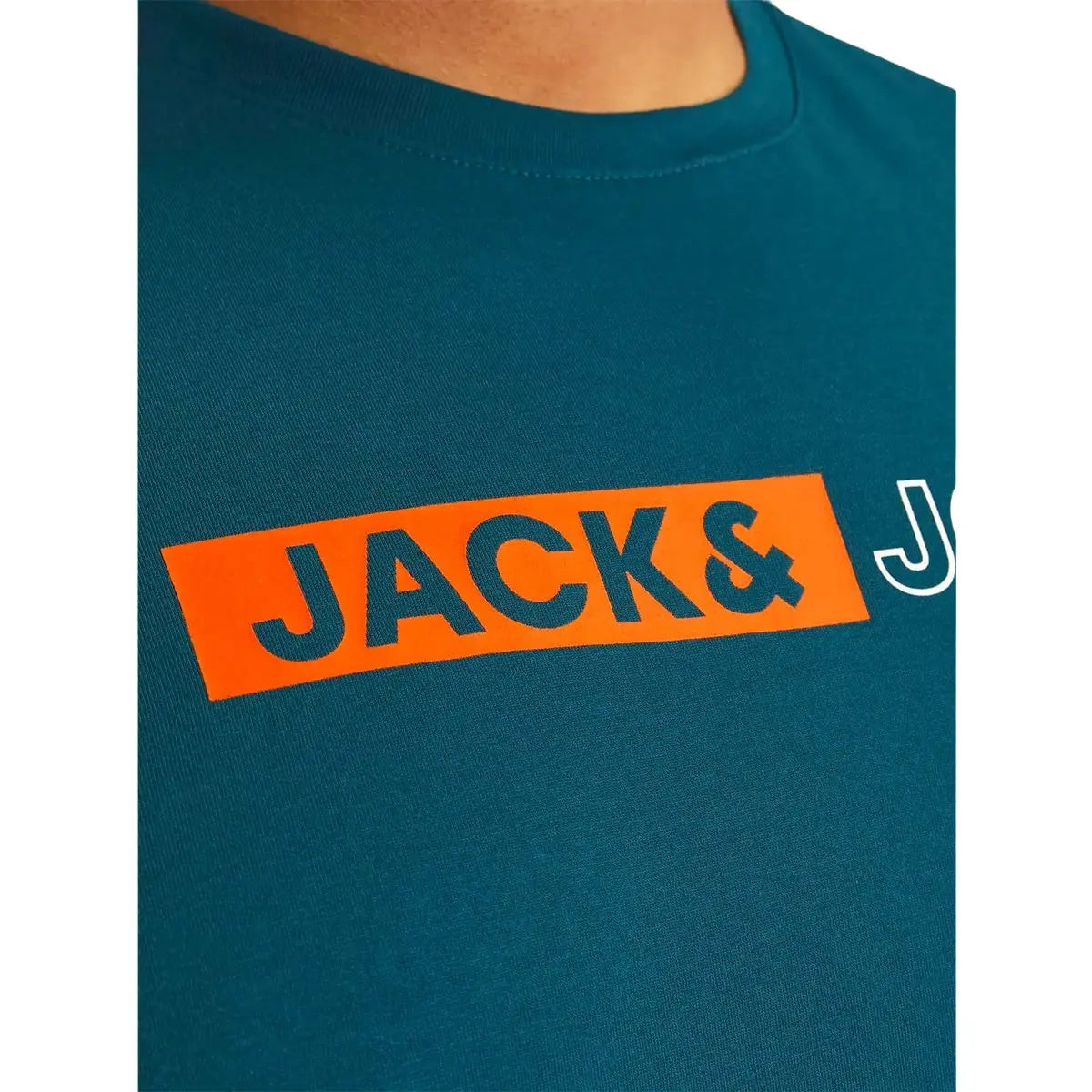 Velké pánské tričko s nápisy Jack &amp; Jones 12243630 námořní
