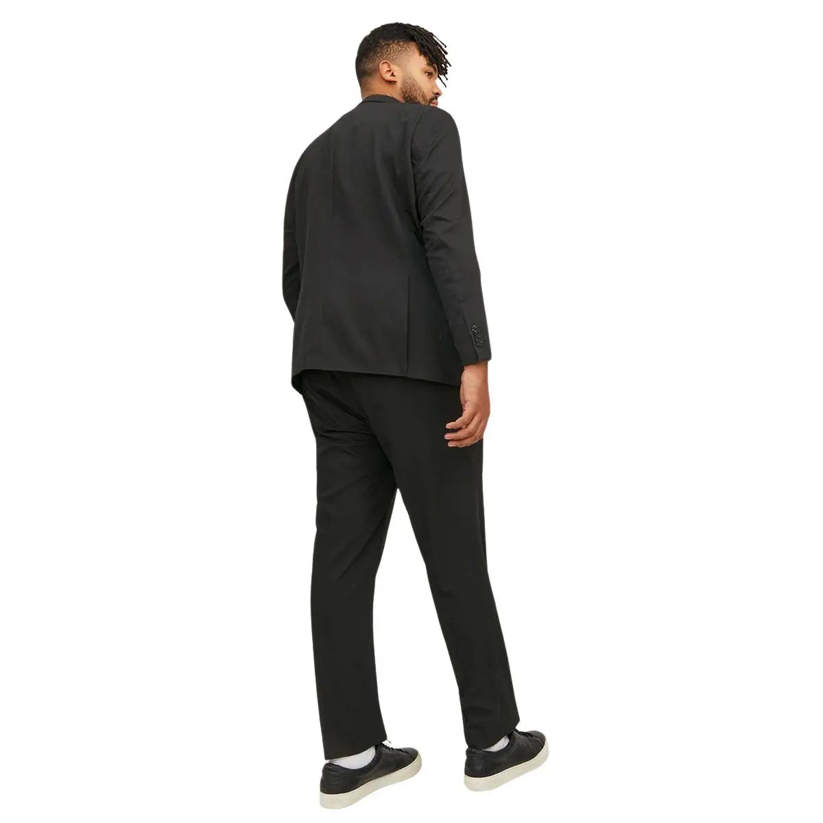 Velké pánské elegantní kalhoty Jack &amp; Jones 12202684 černé