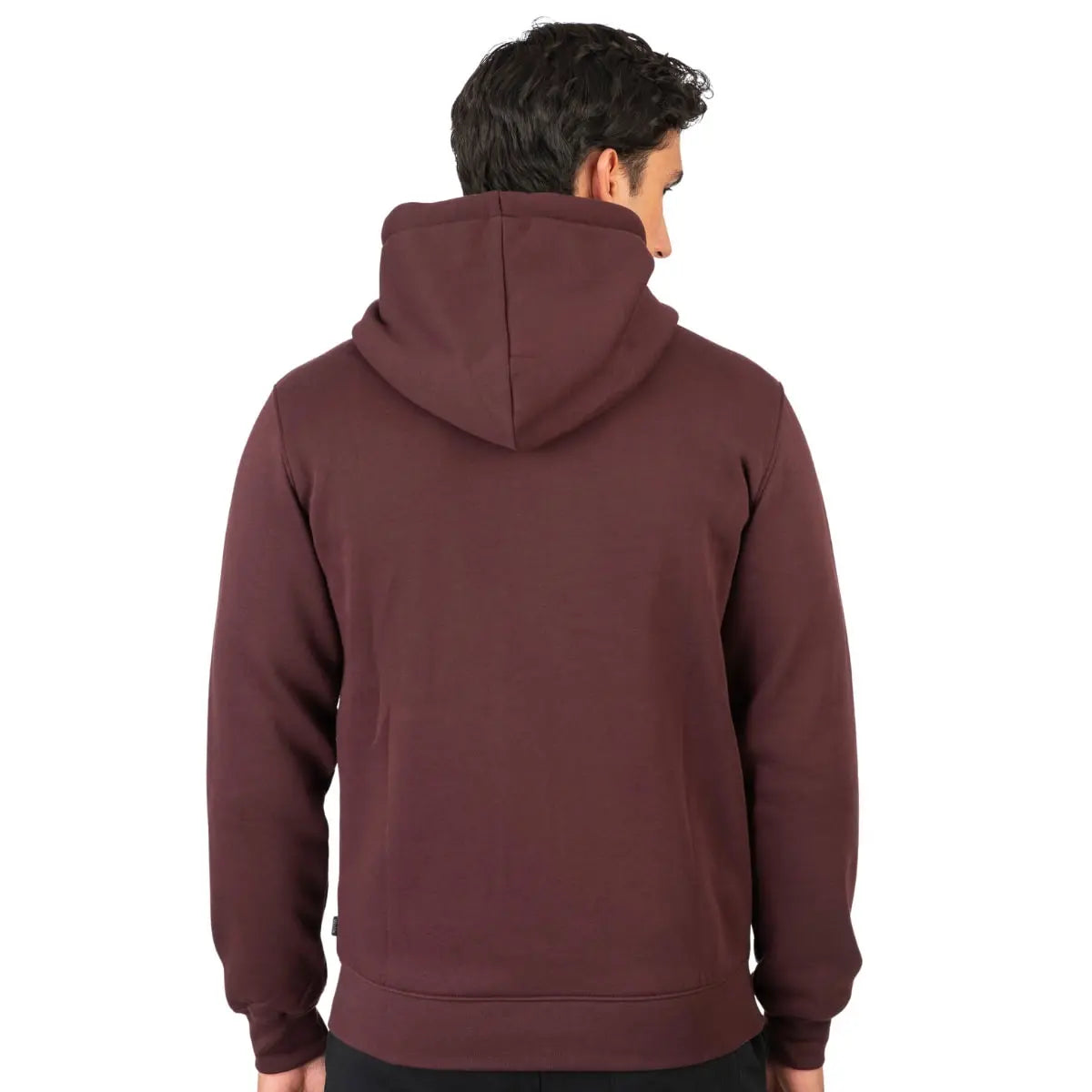 Velká pánská zapínací mikina s kapucí Double Urban Outfitters MTOP-1090 bordó