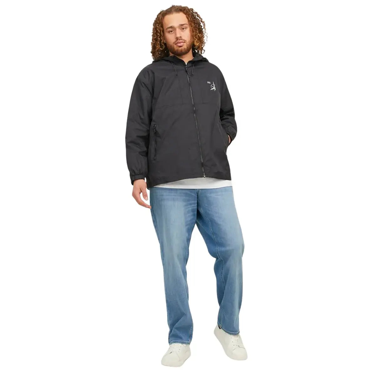 Duże męskie spodnie jeansowe Jack &amp; Jones Mike 12235400 niebieskie
