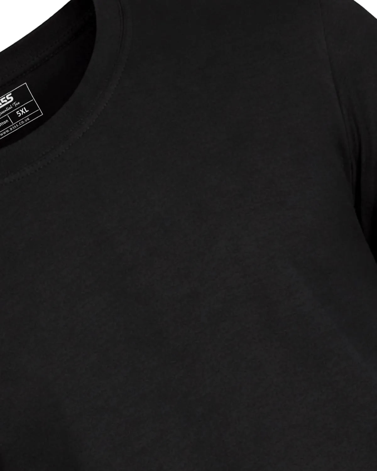 Duża męska koszulka krótki rękaw t-shirt 5-pak Duke D555 Smartly 1 czarny