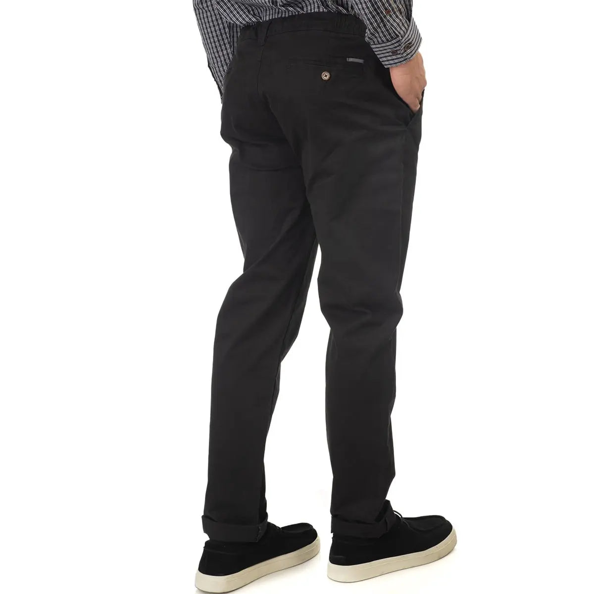 Velké pánské chinos kalhoty Double Urban Outfitters CP-4015 černé