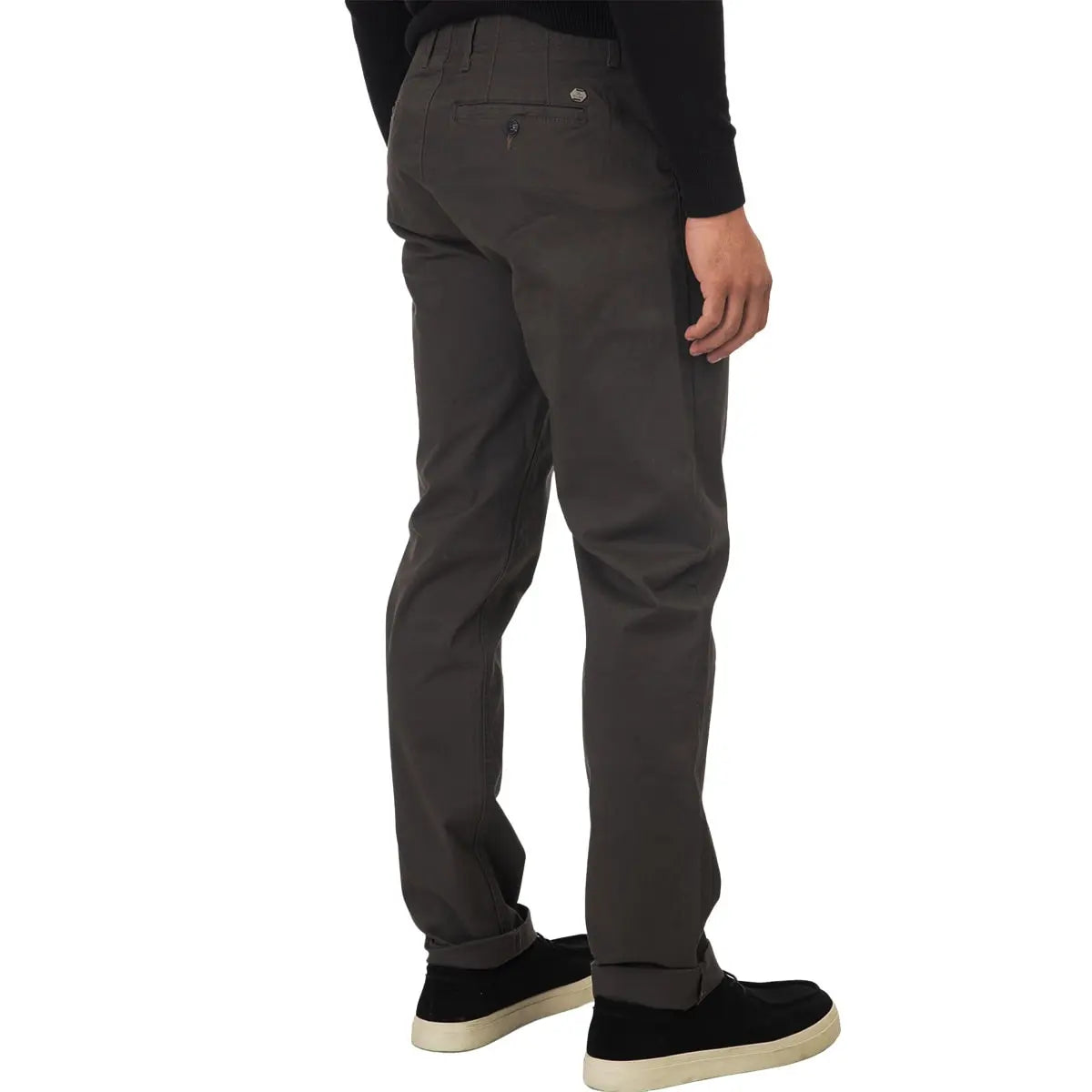 Velké pánské chino kalhoty Double Urban Outfitters CP-4012 tmavě šedé