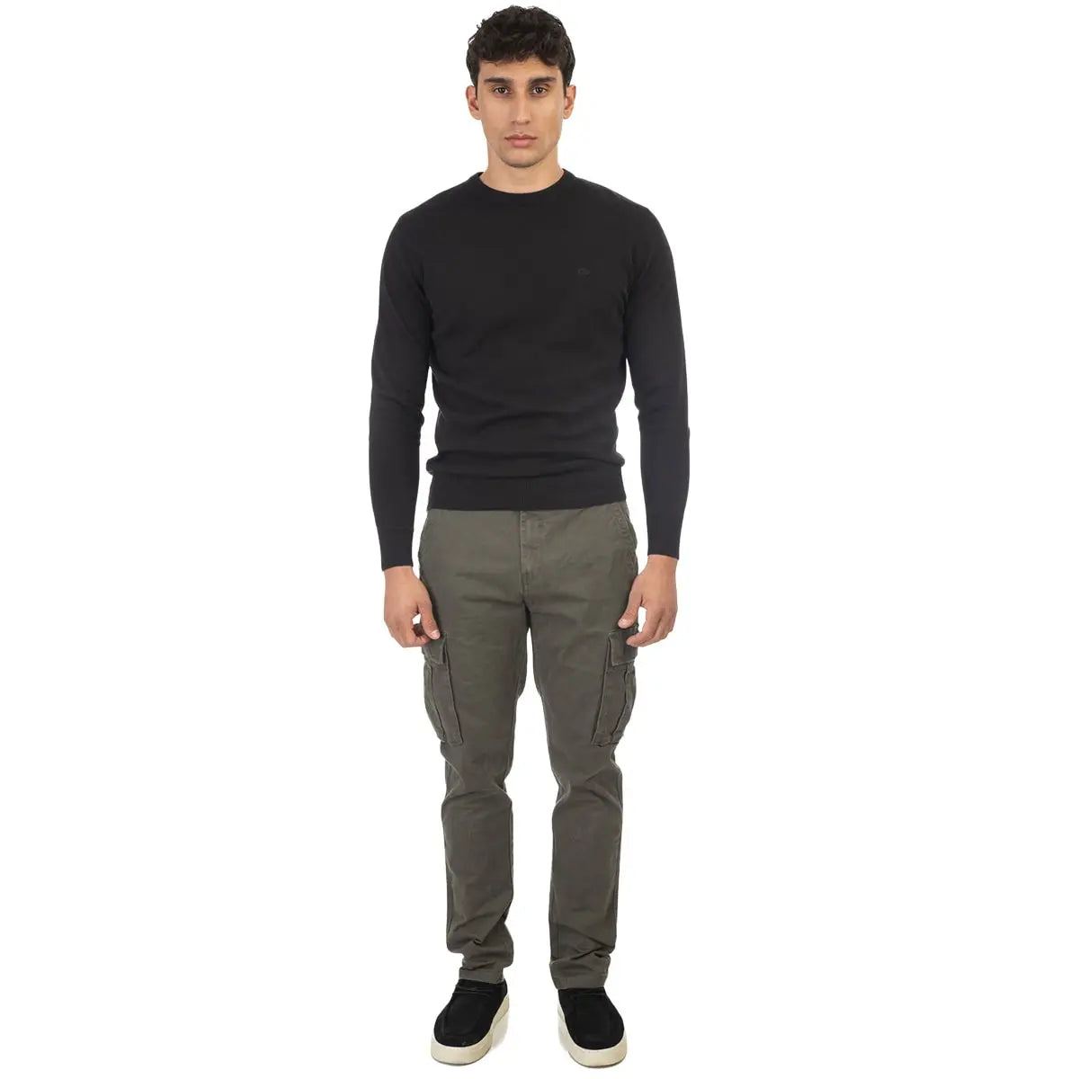 Duże męskie spodnie bojówki Double Urban Outfitters CCP-4001 khaki