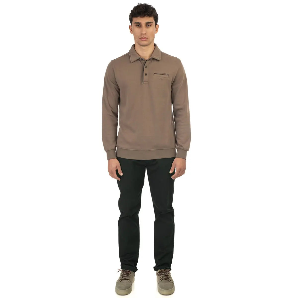 Velké pánské chinos kalhoty Double Urban Outfitters CP-4015 khaki