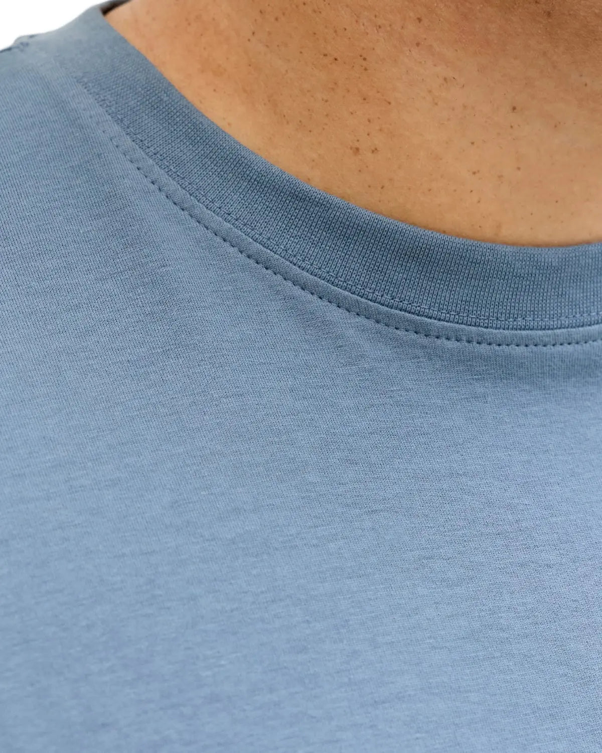 Velké pánské tričko s krátkým rukávem s jemným nápisem Jack &amp; Jones 12289683 světle modré